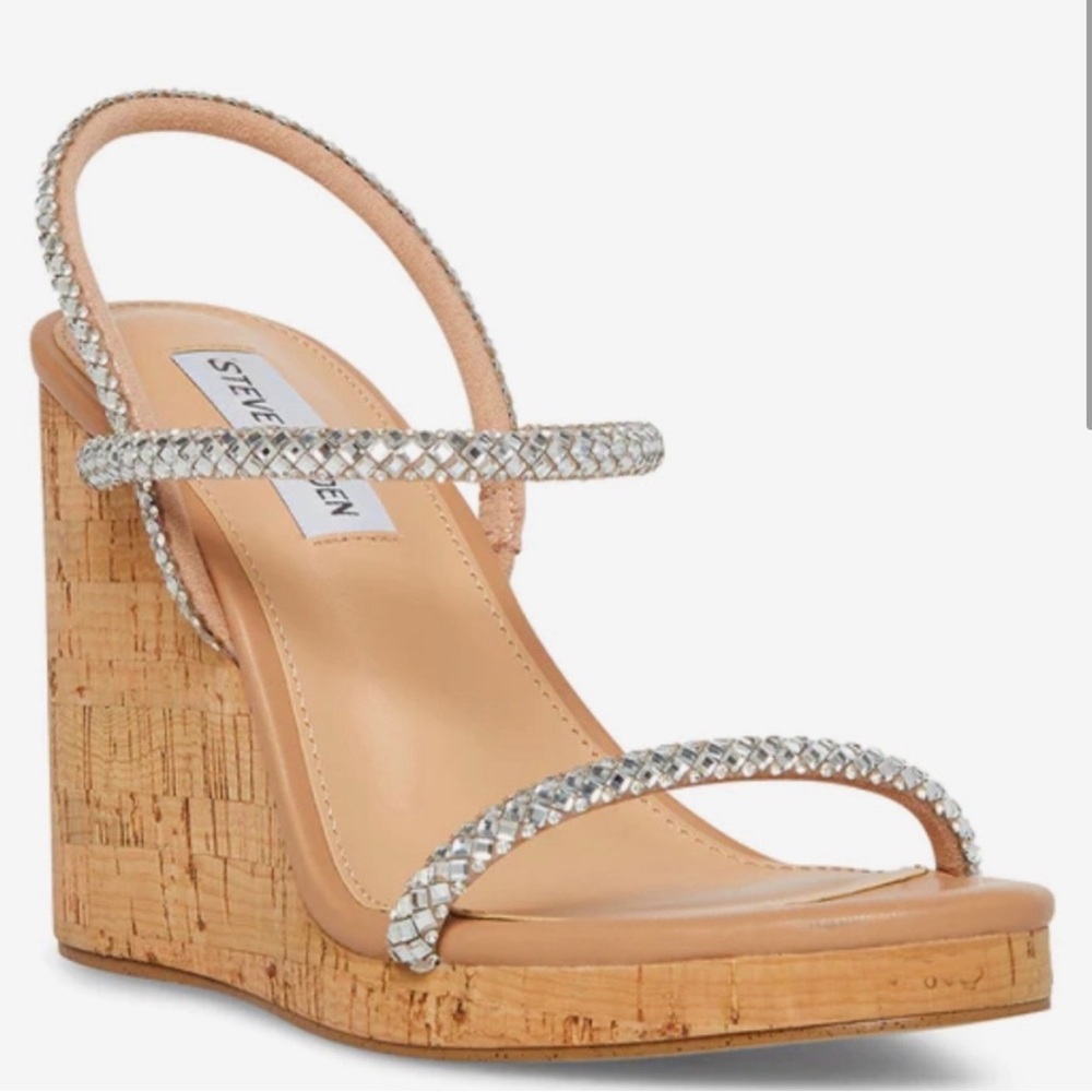 Steve Madden Morgan Rhinestone Wedge